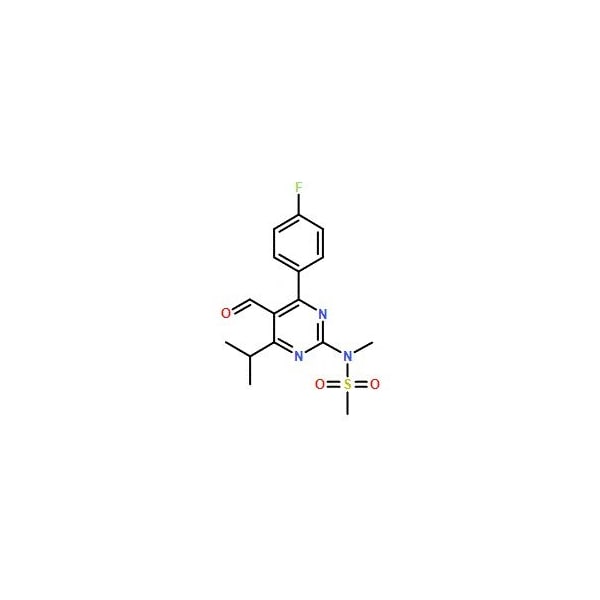 Ak Scientific 4-(4-Fluorophenyl)-6-isopropyl-2-(N-methyl-N-methylsulfonyl amino)pyrimidine-5-carboxaldehyde (5g), X6289-5g - main