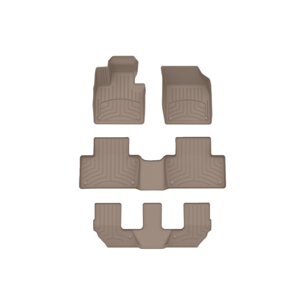 Weathertech Tan, Front and Rear and Rear FloorLiner HP 45828-1-2-3IM - main