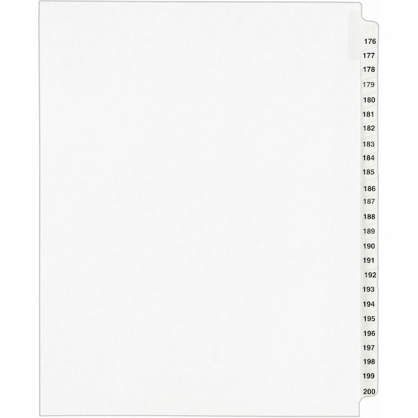 Avery Dividers, Legl, Sdtab, 176-200 25PK AVE01337 - main