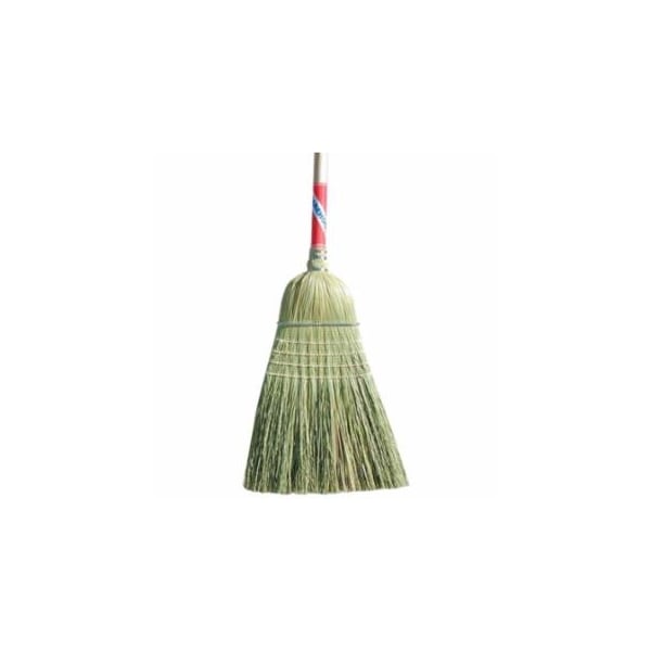 Magnolia Brush Heavy-Duty Contractor Brooms, 19 in Trim L, Broom Corn; Palmyra Stalk, 6PK 455-5038-BUNDLED - main
