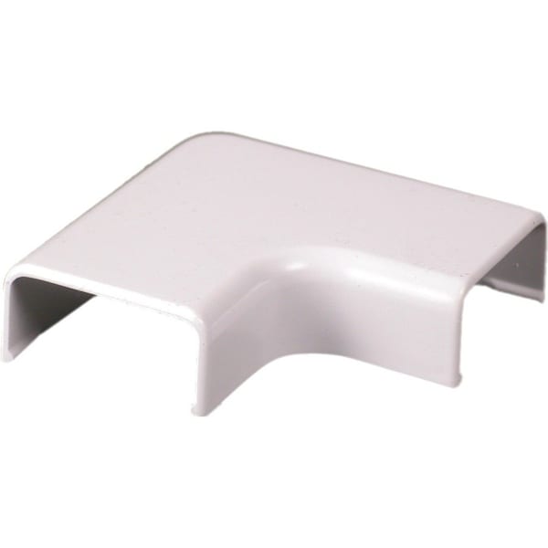 Wiremold Flat Elbow Fitting, Ivory, PVC 2811 - main