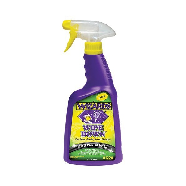 Wizards Products Wipe Down 01220 Matte Paint Detailer, 22 oz Spray Bottle, Pink 1220 - main