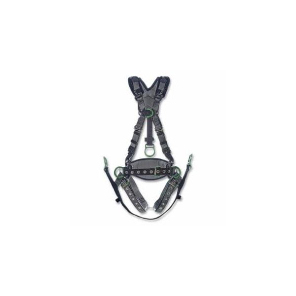 Msa Safety V-FIT, Derrick Harness, Chest and Hip D Rings, Extra Large, Tongue Buckle Leg Straps 454-10195206 - main