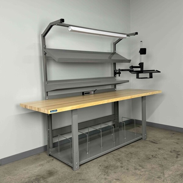 Stackbin Packing Work Bench, 96" W, 1000 lb. 4-8PACK-9M-BK - main