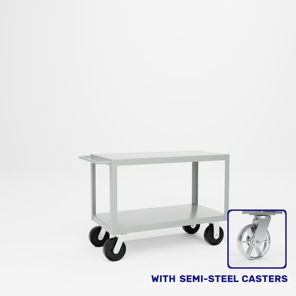 Pucel Extra Heavy Duty Shop Truck, 24 in W x 48 in D x 36 in H, Red ET-2448-2S - main