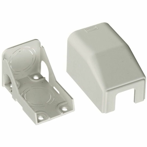 Hubbell Wiring Device-Kellems Ceiling Adapter, White, PVC, Premise-Trak PT12CA - main