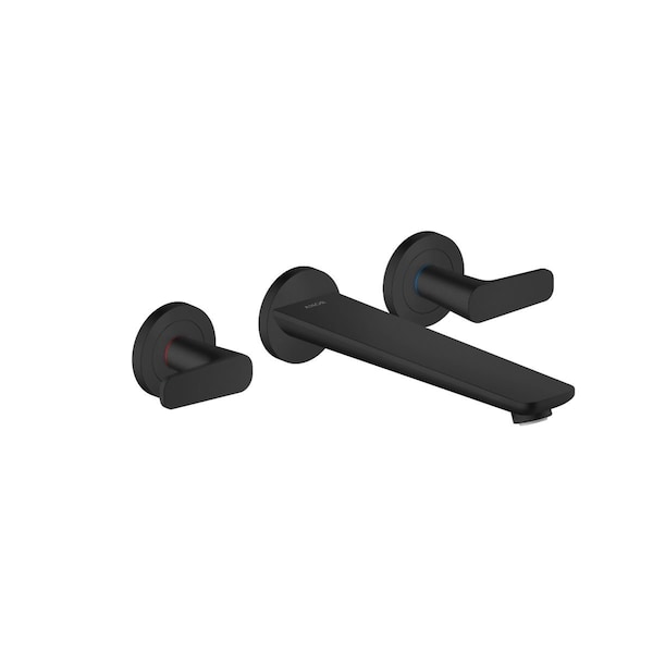 Axor Citterio C 3-Hole Wall-Mounted Tub Filler in Matte Black 49482671 - main