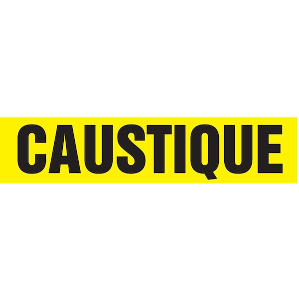 Accuform FRENCH PIPE MARKER CAUSTIQUE CRPK185STB - main