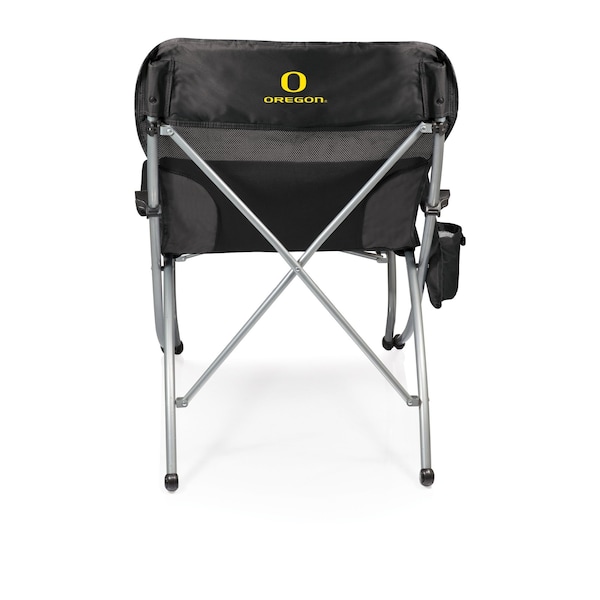 Picnic Time Family Of Brands NCAA Oregon Ducks PT-XL Heavy Duty Camping Chair - XL Beach Chair - 400 lb Capacity, Black 793-00-175-474-0 - main