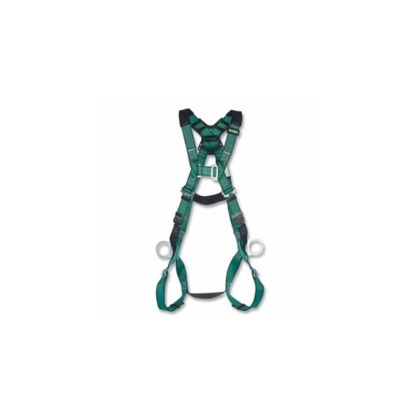 Msa Safety V-FORM, Full-Body Harness, Back/Hips D-Rings, Standard, RaceFORM, Chest/Qwik-Fit, Leg Buckles 454-10197200 - main