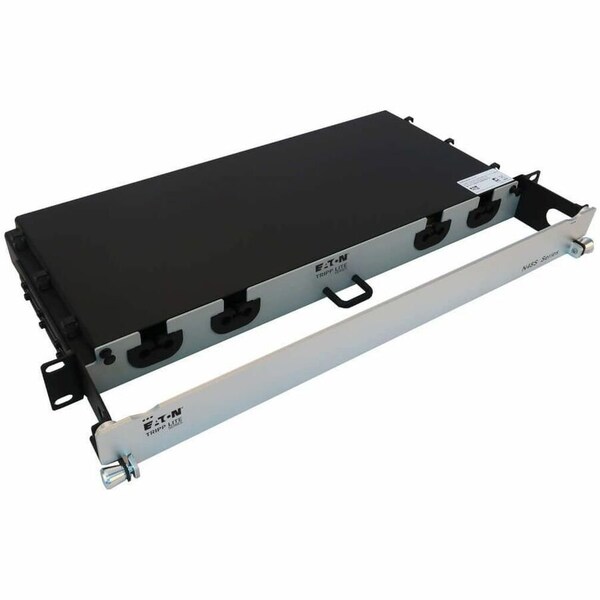 Eaton Tripp Lite Series Preloaded Fiber Panel, 1U - 2x 24F MTP/MPO-APC to 12x LC Duplex F/M 24F, RJ45 N48S-2M24L12-10 - main