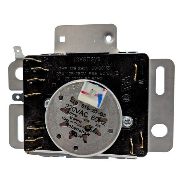Robertshaw Dryer Timer, Black, Polycarbonate CDT-820 - main