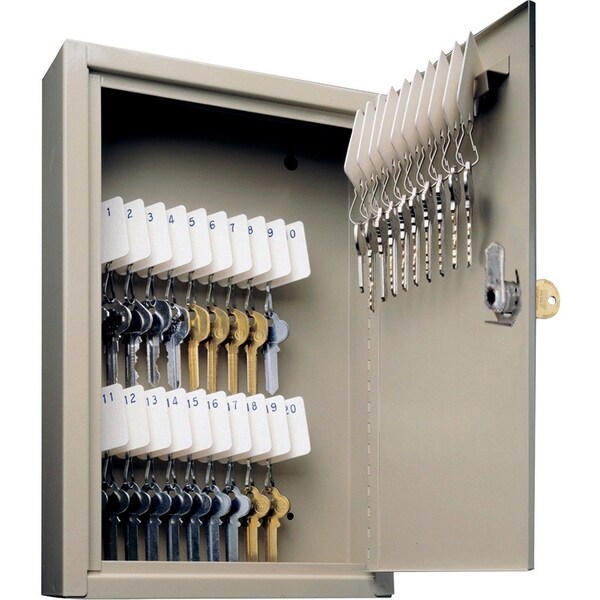 Mmf Industries Key Cabinet, Steel, Beige, 30 Key Capacity 201903003 - main