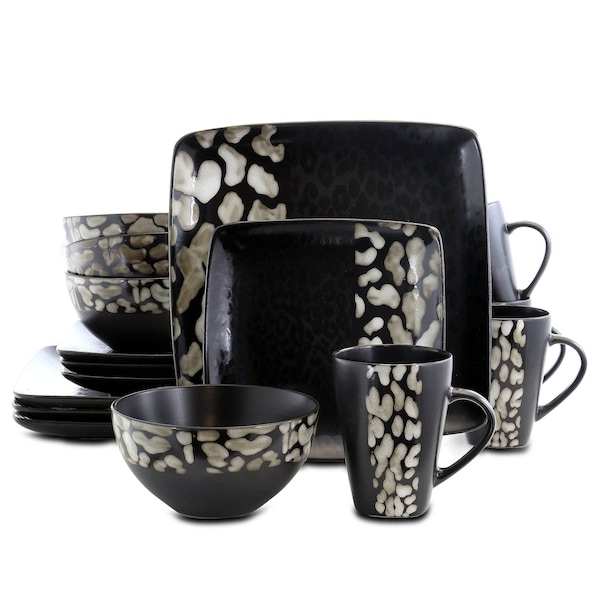 Elama Savannah 16 Piece Stoneware Dinnerware Set ELM-SAVANNAH - main