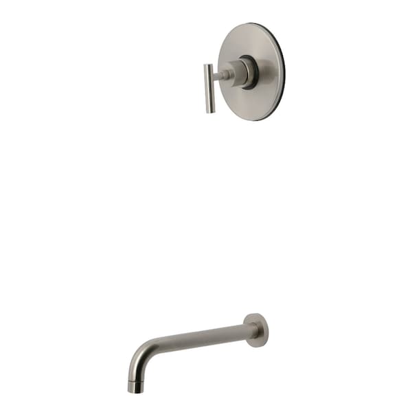 Kingston Brass Single-Handle Pressure Balanced Tub Faucet, Brushed Nickel KB6338CMLTO - main