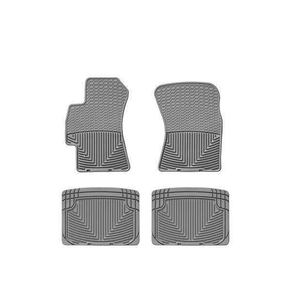 Weathertech Grey, Front and Rear All Weather Floor Mats W52GR-W20GR - main