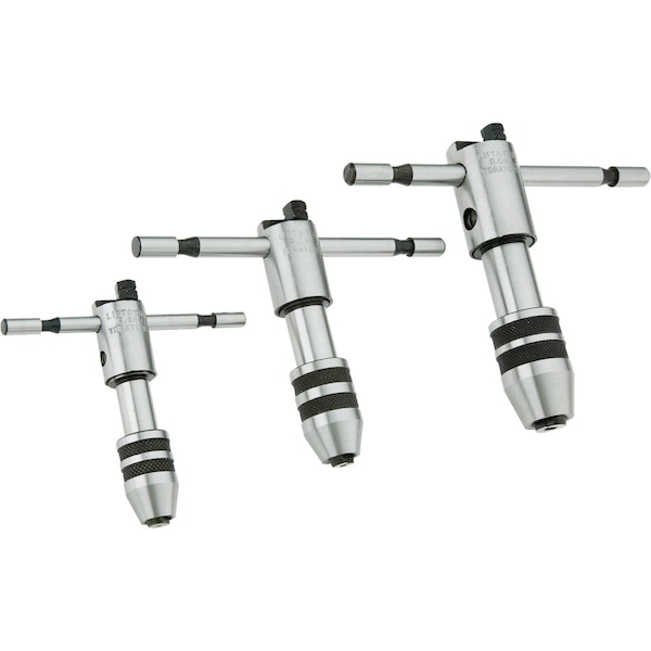 Grizzly Ratchet T-Handle Tap Wrench - Set H2725 - main