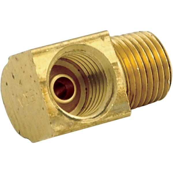 Allstar Performance 0.18 in. to Male 0.12 in.-27 NPT 90 deg Adapter Fittings, Natural, 4PK ALL50125 - main