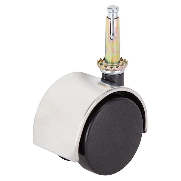 Prosource Caster, 2 in Dia Wheel, 2 in W Wheel, Nylon Wheel, Black, 75 lb, Steel Housing Material JC-F13-PS - main