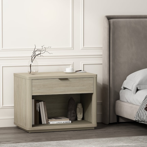 Manhattan Comfort Evelyn 32in Nightstand 2.0 in Natural NS012-NA - main