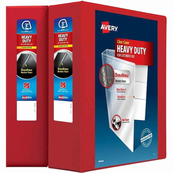 Avery Heavy-Duty View 3 Ring Binder, 3 in, PK2 39701 - main