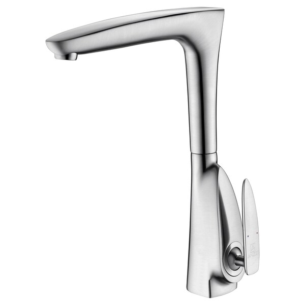 Anzzi Timbre Single-Handle Standard Kitchen Faucet in Brushed Nickel KF-AZ034BN - main