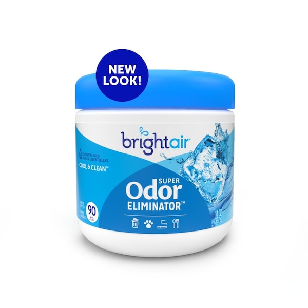 Bright Air Deodorizer, 14 oz., Plastic Jar, PK6 BRI 900090 - main