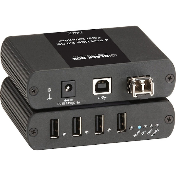 Black Box Black Box USB Extender, 4-Port, Singlemode IC406A-R2 - main