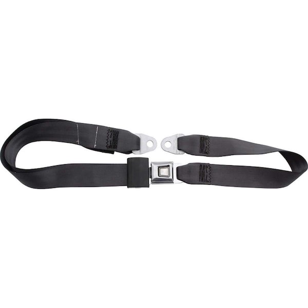 Allstar Performance 2-Point Seat Belt, Charcoal ALL98112 - main