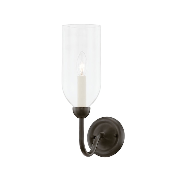 Hudson Valley Lighting Mark D. Sikes X Classic No.1 1 Light Wall Sconce 14.75 In. Distressed Bronze MDS111-DB - main