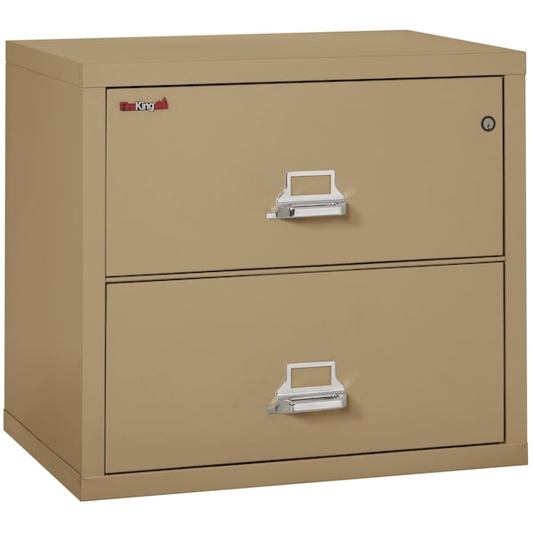 Fireking 2 Drawer, 1 Hr Fire & Impact Rated, 31" Wide Lateral Sand 2-3122-CSA - main