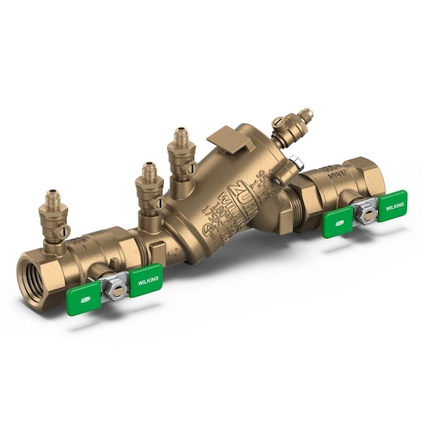 Wilkins 1in 950XL3 DC Union Ball Vlvs NPT Top Access Lead Free 1-950XL3U - main