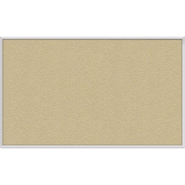 Ghent Vinyl Bulletin Board 96-1/2"W, Silver AV48-193 - main