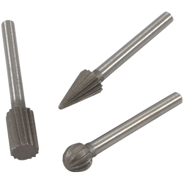 Forney 3 pcs Rotary File Set 60224 - main