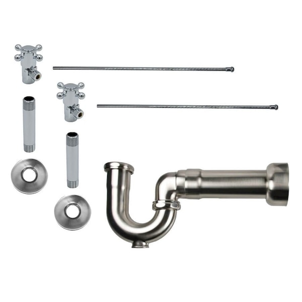 Mountain Plumbing Lavatory Kit - Brass Cross Handle 1/4 Turn Valve (MT4001X) in Oil-Rubbed Bronze MT3046-NL/ORB - main