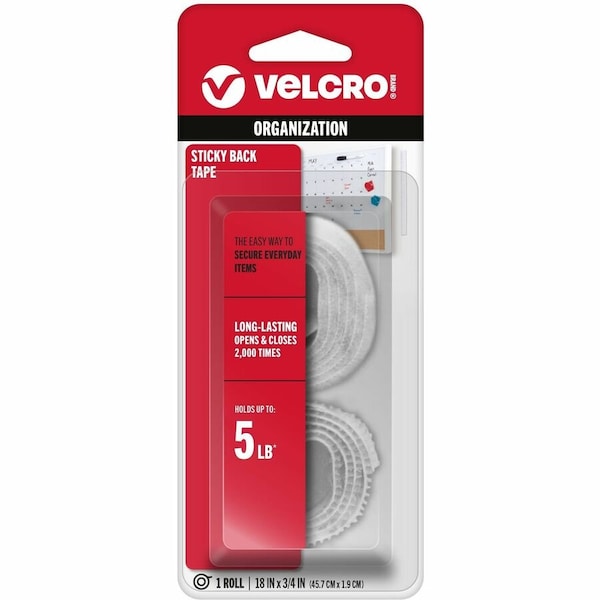 Velcro Brand 18x34 WHT Hook And Loop Tape 90079 - main