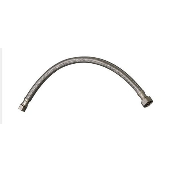 Plumb Pak EZ Series Sink Supply Tube, 3/8 in Inlet, Fine Thread Flare Inlet, 1/2 in Outlet, FIP Outlet, 30 in L PP23846 - main
