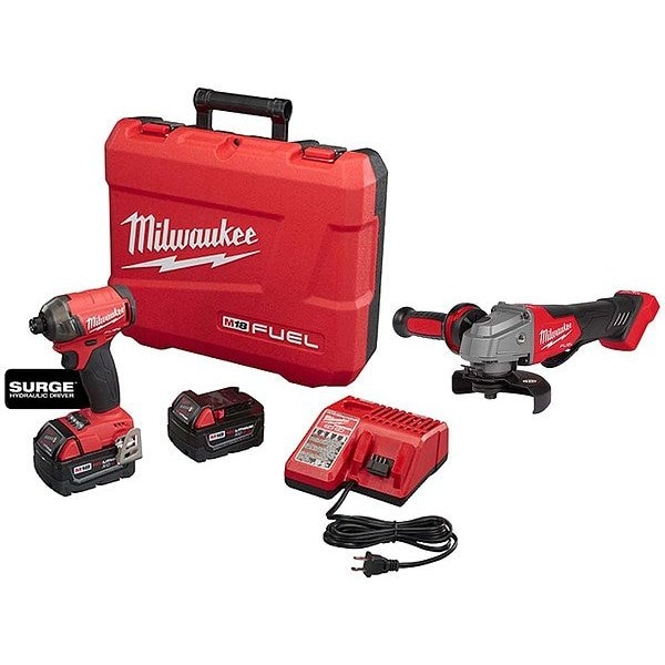 Milwaukee Tool M18 FUEL SURGE Driver + M18 FUEL Grinder 2760-22, 2880-20 - main