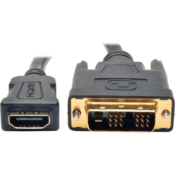 Tripp Lite 8IN HDMI TO DVI ADAPTER CONVERTER CABLE CONNECTOR HDMI TO DVI-D F/M 8INCH P130-08N - main
