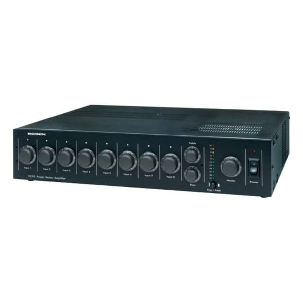 Bogen Power Vector V250 Amplifier - 340 W RMS - Black - 0.1% THD - 20 Hz V250 - main