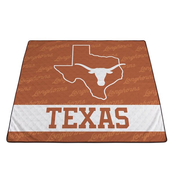 Picnic Time Family Of Brands NCAA Texas Longhorns Impresa Picnic Blanket - Lightweight Beach Blanket - Machine Washable 819-01-999-194-1 - main