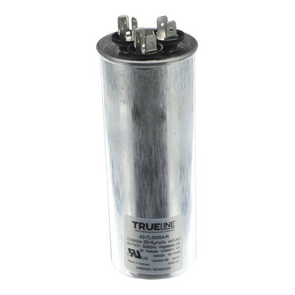 Rheem CAPACITOR - 55/5/440 DUAL ROUN 43-TL55054-R - main
