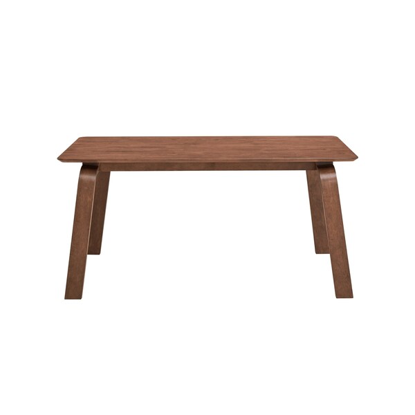 Homeroots 63" Walnut Wood Dining Table 631290 - main