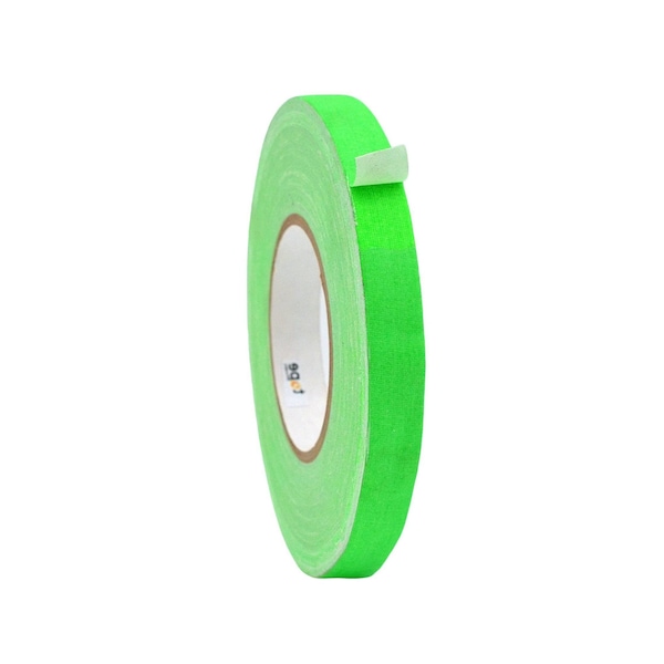 Wod Tape GTC12F Gaffer Tape Fluorescent Green 3/4 in. X 60 ft., 64PK WOD GTC12F-00750-64-60-FGR - main
