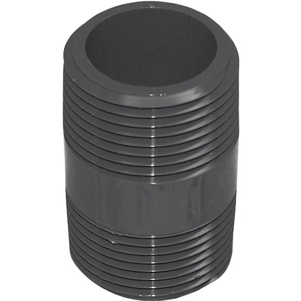 Genova Products LASCO 205025BC Pipe Nipple, 1/2 in, NPT, PVC, Gray, SCH 80 Schedule, 2-1/2 in L 383025D - main