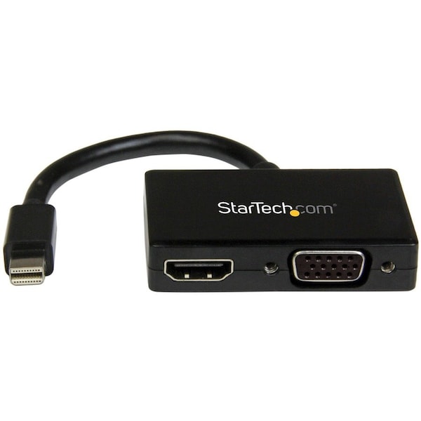 Startech.Com Travel A/V Adapter: 2-in-1 Mini DisplayPort to HDMI or VGA Converter MDP2HDVGA - main