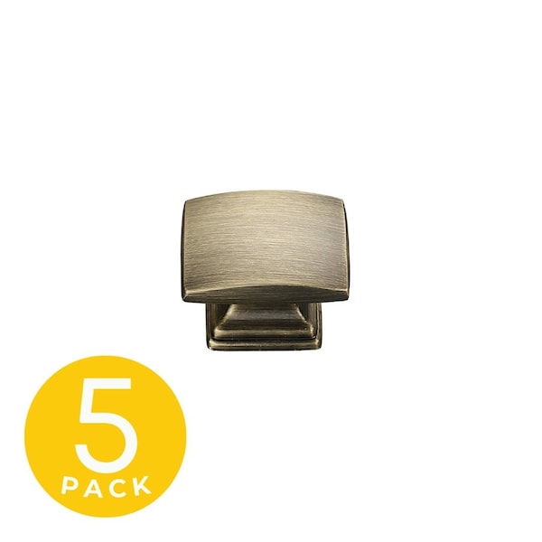 Sapphire Helix Series 1 in. Modern Medium Aged Bronze Cabinet Hardware Knob 5-Pack SP-2828-K-MAB-5 - main