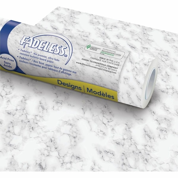 Fadeless Bulletin Board Art Paper, Marble, 48in. x 50ft., 1 Roll P57115 - main