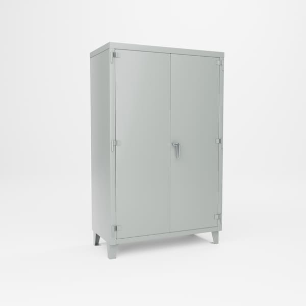 Pucel Super Heavy Duty Storage Cabinet, 48 in W x 24 in D x 78 in H, Gray SXHDSC-4872-24-4 - main