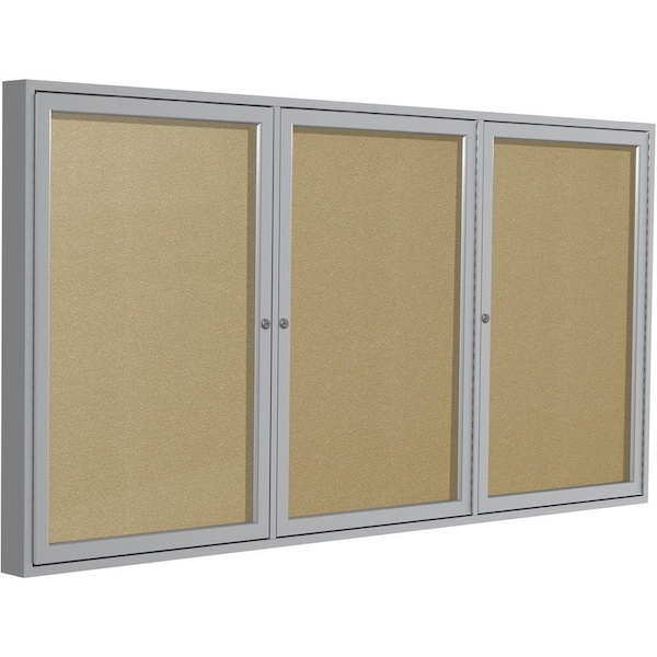 Ghent Enclosed Outdoor Bulletin Board 96x48", Vinyl PA34896VX-181 - main